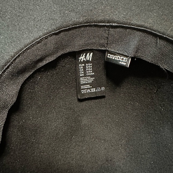 H&M Black Floppy Hat Size Small - Picture 3 of 4
